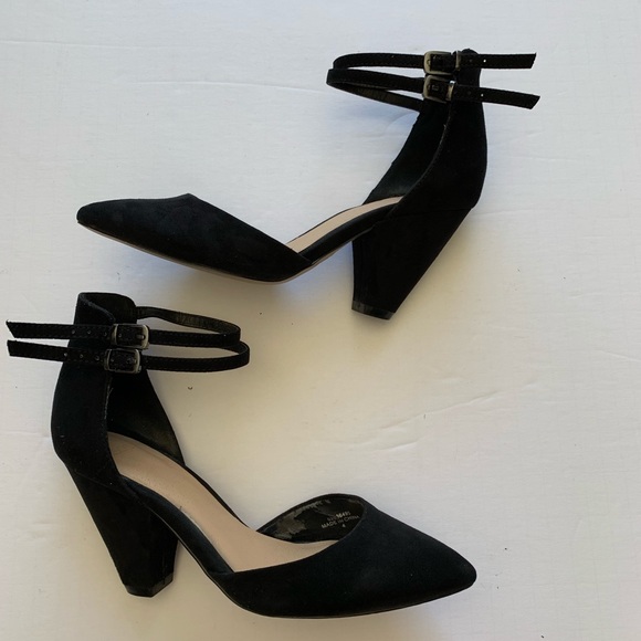 ASOS Black Suede Maryjane Heels - Picture 5 of 7